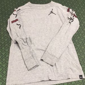 Jordan long sleeve boys shirt size large
